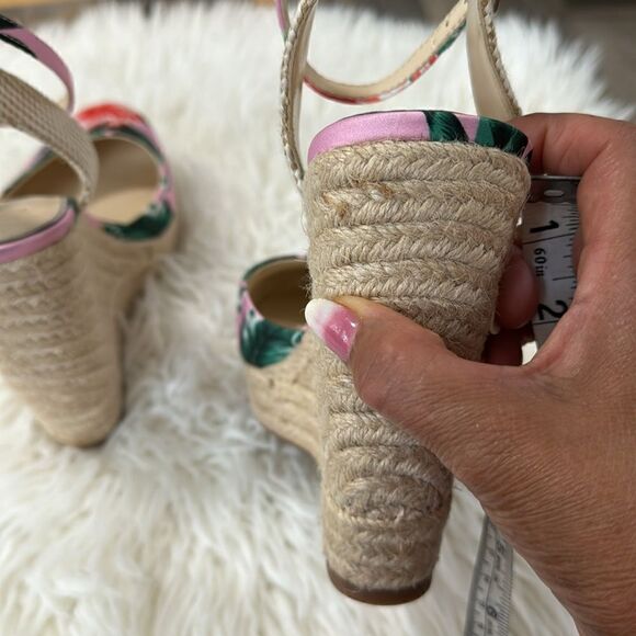 JESSICA SIMPSON FLORAL ESPADRILLES SIZE 9M NWOT - Picture 4 of 11